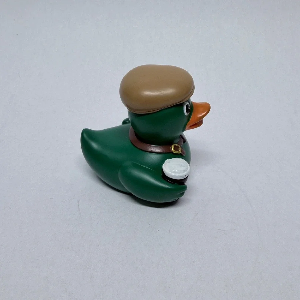 Irish Pub Rubber Duck Green St Patricks Day Novelty Collectible Flat Cap Pint